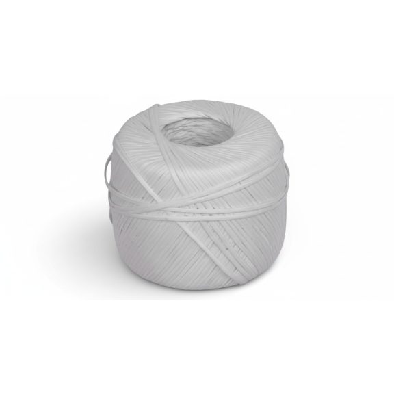 Kötöző Texturált raffia 1 kg (300-400 gr-os tekercsekben) - fehér színben Kötöző Texturált raffia 1 kg (300-400 gr-os tekercsekben) - fehér színben