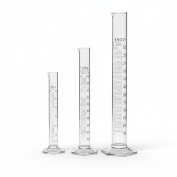 Mérőhenger 50 ml üveg,üvegtalpú
