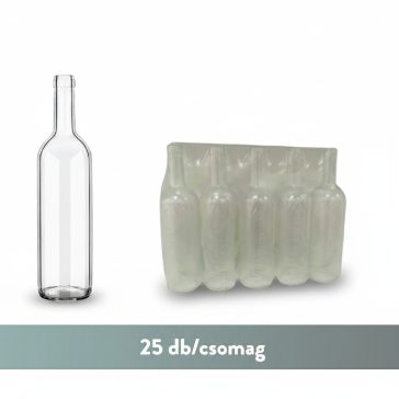 BP Bordói LEGERA színtelen dugós 0.75 liter (25db/csomag)
