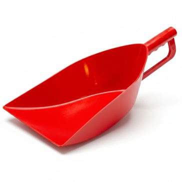 Kimérő lapát nagy piros műa.