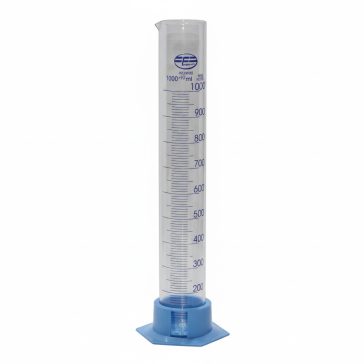 Mérőhenger üveg 1000 ml műanyag talpú