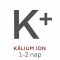 Labormérés K ion