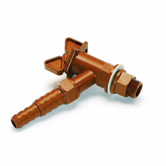 Olasz műanyag kád csap 3/4" barna Olasz műanyag kád csap 3/4" barna