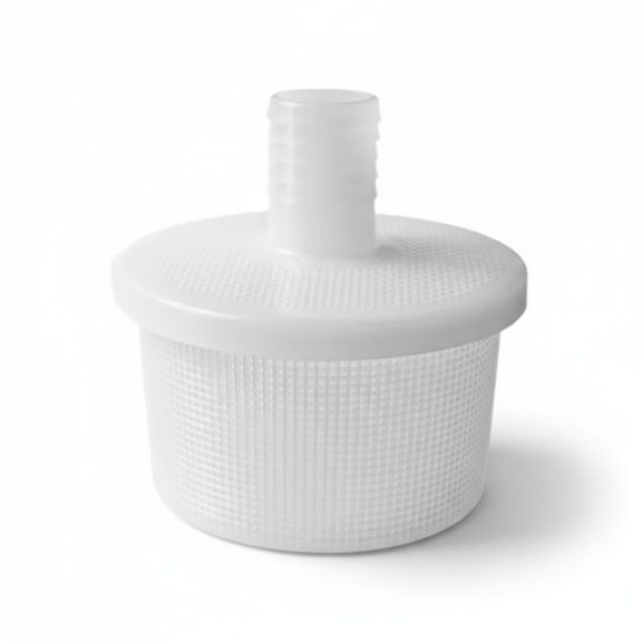 Szűrő műanyag tömlővéges 10 cm 25 mm átmérővel Szűrő műanyag tömlővéges 10 cm 25 mm átmérővel