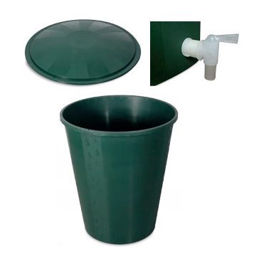 Esővíztároló csappal, fedővel 200 L-es (E150210V)