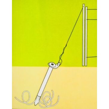 FENOX végoszlop kikötő horgony 50 cm