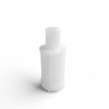 Szűrő műanyag tömlővéggel 4 cm átm 20 mm
