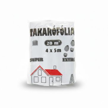 Takarófólia 4*5 m-es /80 mikron/ létrázható