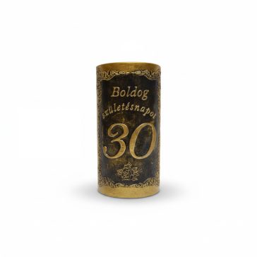 Plakett 30 év téglalap arany