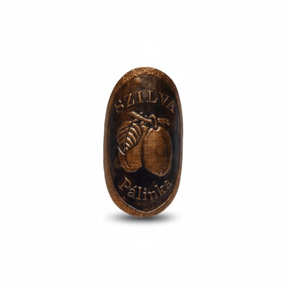 Plakett szilva ovál bronz Plakett szilva ovál bronz