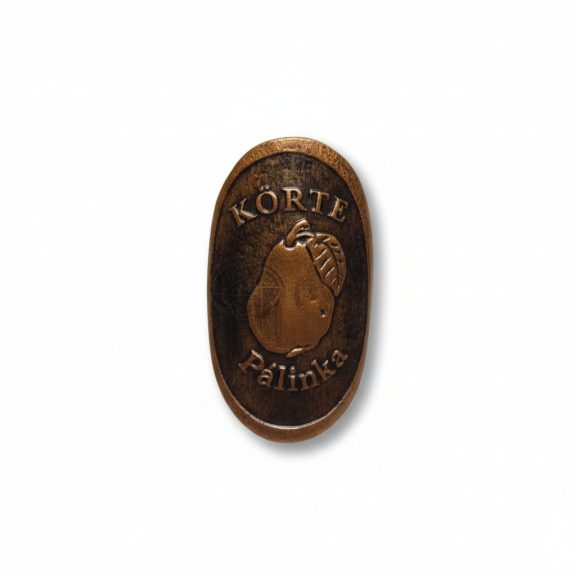 Plakett körte ovál bronz Plakett körte ovál bronz