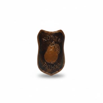 Plakett körte pajzs bronz