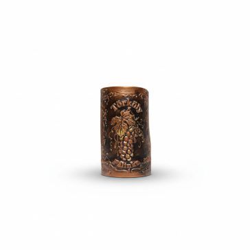 Plakett törköly téglalap bronz