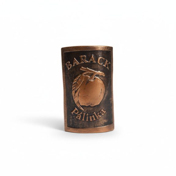 Plakett barack téglalap bronz Plakett barack téglalap bronz