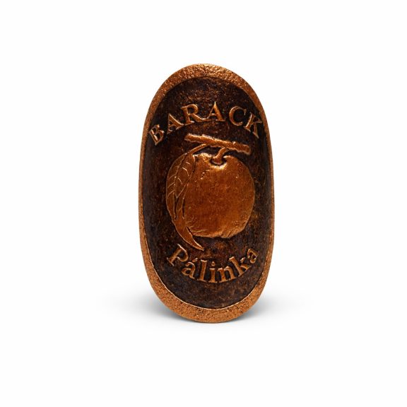 Plakett barack ovál bronz Plakett barack ovál bronz