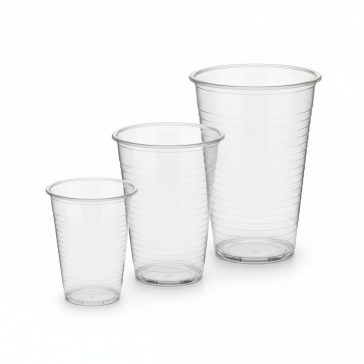 Műanyag pohár 300 ml puha átlátszó 50db/csomag