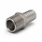 Tömlővég KM 1/4" INOX
