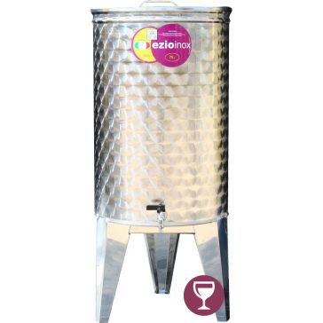   Tartály 75 lit-es saválló EZIO 1 csap 1/2" 385 mm (EZV-75) AJÁNDÉK PARAFFINOLAJJAL!