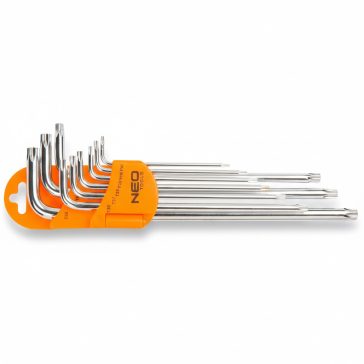 Imbuszkulcs Klt. Torx 9r. T10-50 Neo Tools (09-526)