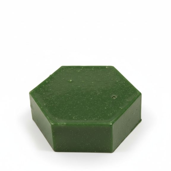 Pecsétviasz zöld 6-szögű tömb /ca. 420 g/ Pecsétviasz zöld 6-szögű tömb /ca. 420 g/