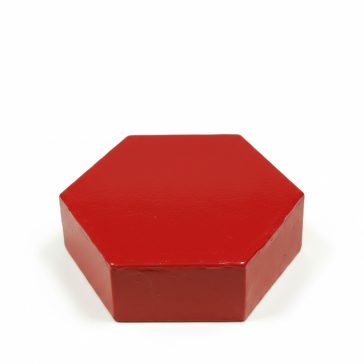 Pecsétviasz piros 6-szögű tömb /ca. 420 g/
