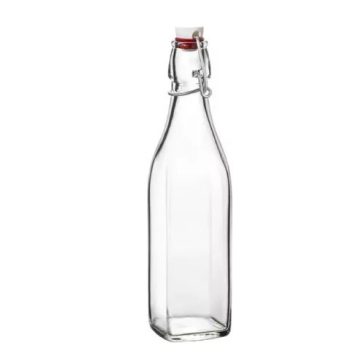   Díszüveg myRex 1000ml négyszög / Az ár tartalmazza a csatot ! / mr0104