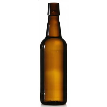   Díszüveg Sörös barna csatos 500 ml /Az ár tartalmazza a csatot!/ (24db-os kiszerelés)