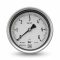 Nyomásmérő óra ÁLLÓ    63mm INOX ház Glic. 0- 6 bar (1/4")