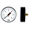 Nyomásmérő óra FEKVŐ 63mm műa. ház 0- 6 bar (1/4")
