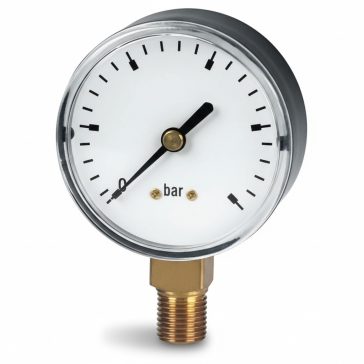   Nyomásmérő óra ÁLLÓ    63mm műa. ház 0-25 bar (1/4")