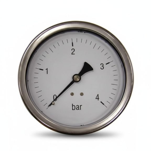 Nyomásmérő óra FEKVŐ 63mm INOX ház Glic. 0- 4 bar (1/4") Nyomásmérő óra FEKVŐ 63mm INOX ház Glic. 0- 4 bar (1/4")