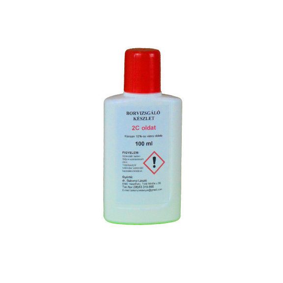 Borteszt anyag 2C eredeti (Kénsav) - 100 ml Borteszt anyag 2C eredeti (Kénsav) - 100 ml