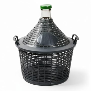 Üvegballon 34 l-es műa.borítású IMP