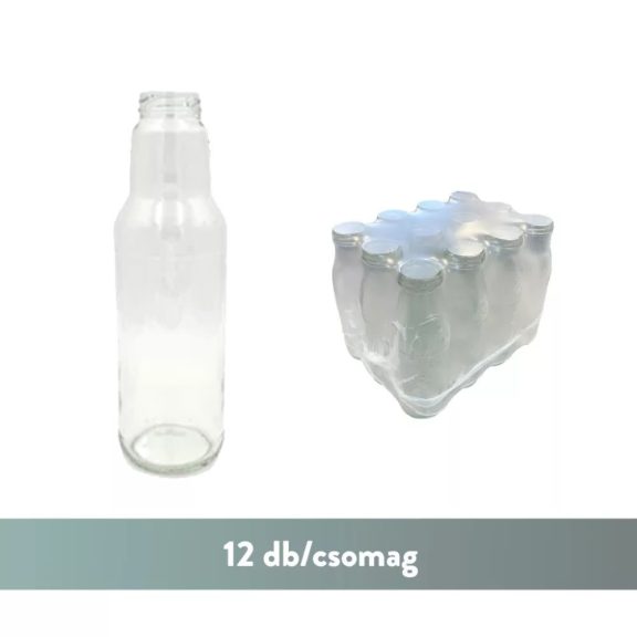 Gyümölcslé üveg 1l - T043 12db/csomag Gyümölcslé üveg 1l - T043 12db/csomag