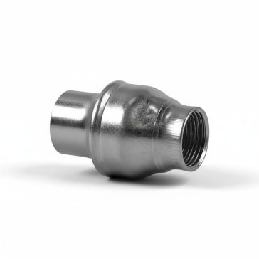  Visszacsapó szelep (lábszelep) rugós, préselt 3/4" BB AISI304 -10/+150°C