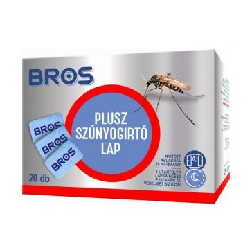 BROS szúnyogírtó utántöltő lapka 20 db-os