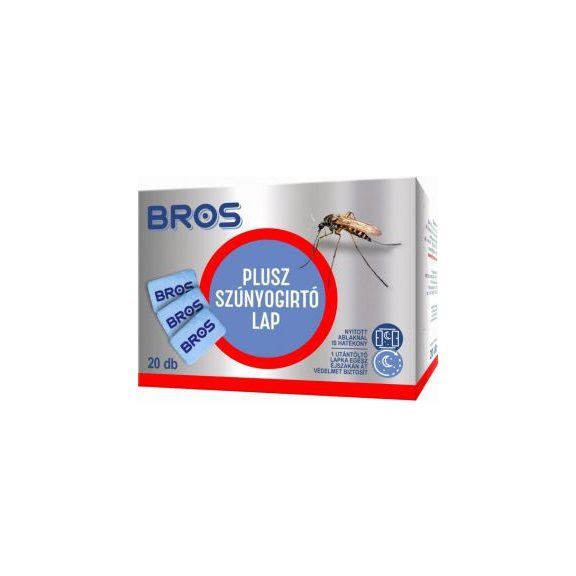 BROS szúnyogírtó utántöltő lapka 20 db-os BROS szúnyogírtó utántöltő lapka 20 db-os