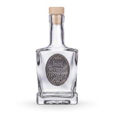 Ón címkés palack piatta 0,2L névnap
