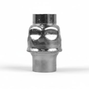   Visszacsapó szelep (lábszelep) rugós, préselt 1" BB AISI304 -10/+150°C*