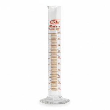 Mérőhenger  100 ml üveg , üvegtalpú
