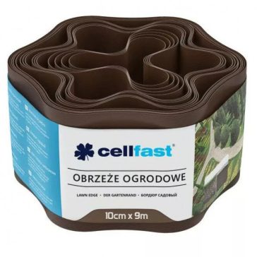 Cellfast Ágyásszegély Barna 10cm x 9m (30-011)