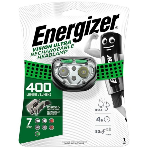 Lámpa fej led 400 Lumen Tölthető Energizer Lámpa fej led 400 Lumen Tölthető Energizer