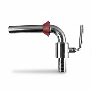 Töltőfej INOX Golyóscsappal 1" x 30mm