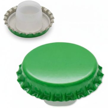 Koronazár hosszú bidule-os 29 mm zöld - 100 db/csomag