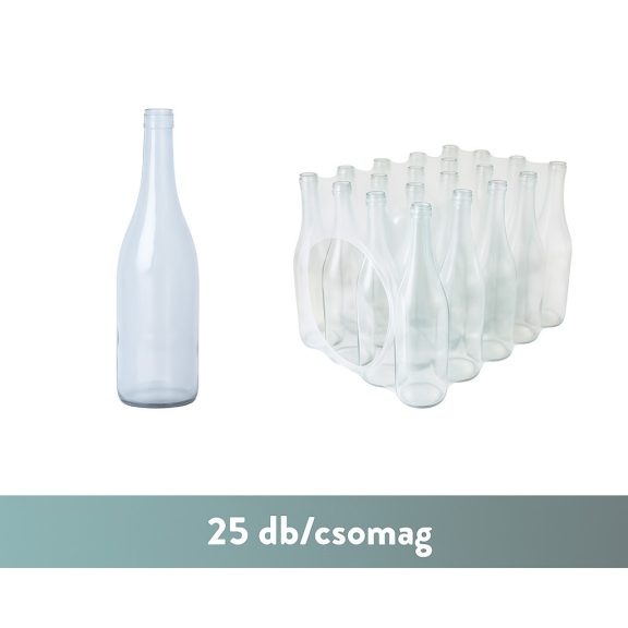 BP Burgundi BG Newline 2.5 bar színtelen BVS 0.75 liter 308 mm (25db/csomag) BP Burgundi BG Newline 2.5 bar színtelen BVS 0.75 liter 308 mm (25db/csomag)