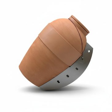   Billentőrács galvanizált CORTEN acél THAP Amfóra 230 L-hez