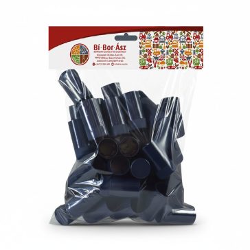 Pilverkupak 30*60mm Műanyag kék sötét (50 db)