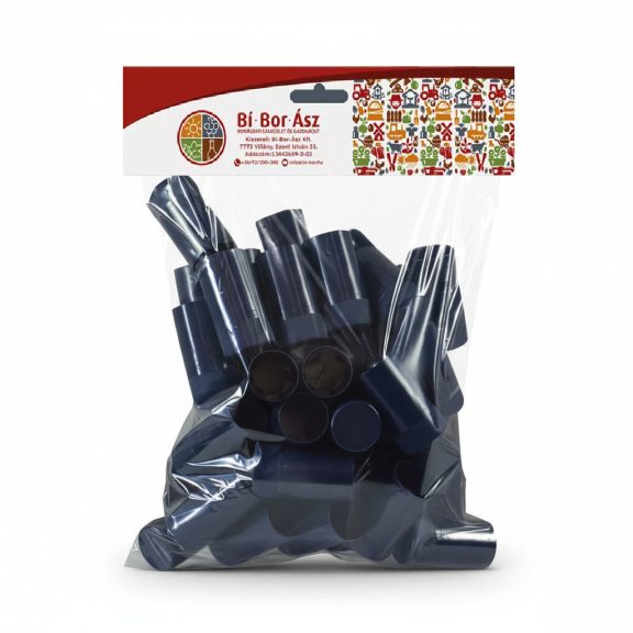 Pilverkupak 30*60mm Műanyag kék sötét (50 db) Pilverkupak 30*60mm Műanyag kék sötét (50 db)