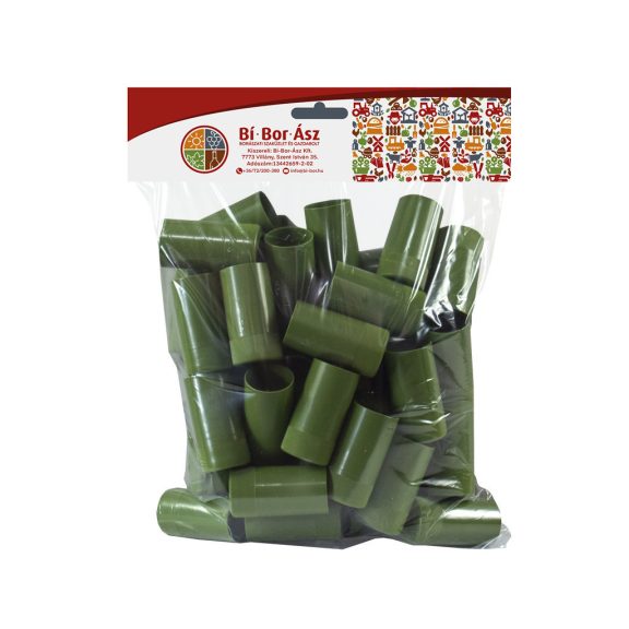 Pilverkupak 30*60mm Műanyag világos zöld (50 db) Pilverkupak 30*60mm Műanyag világos zöld (50 db)