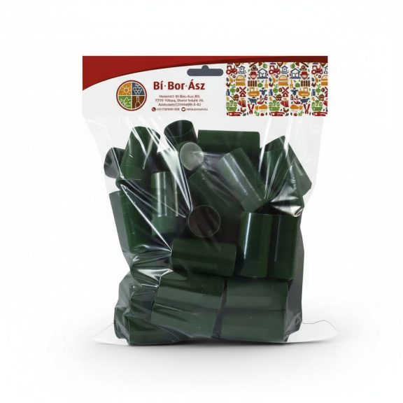 Pilverkupak 30*60mm Műanyag zöld (50 db) Pilverkupak 30*60mm Műanyag zöld (50 db)